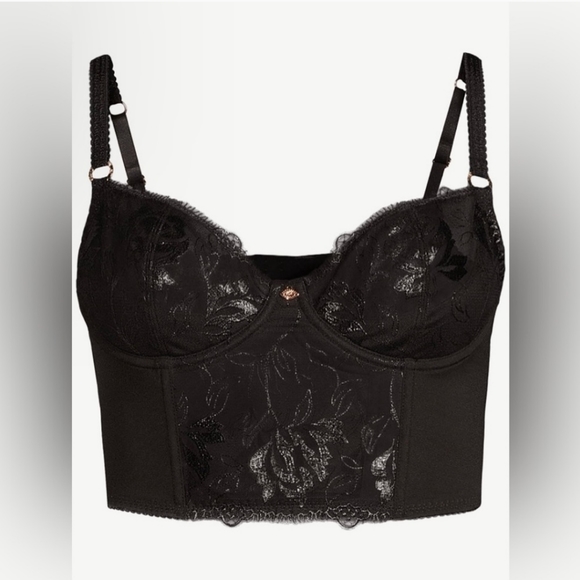 sofia by sofia vergara Other - Sofia Vergara Embroidered Sheer Bustier